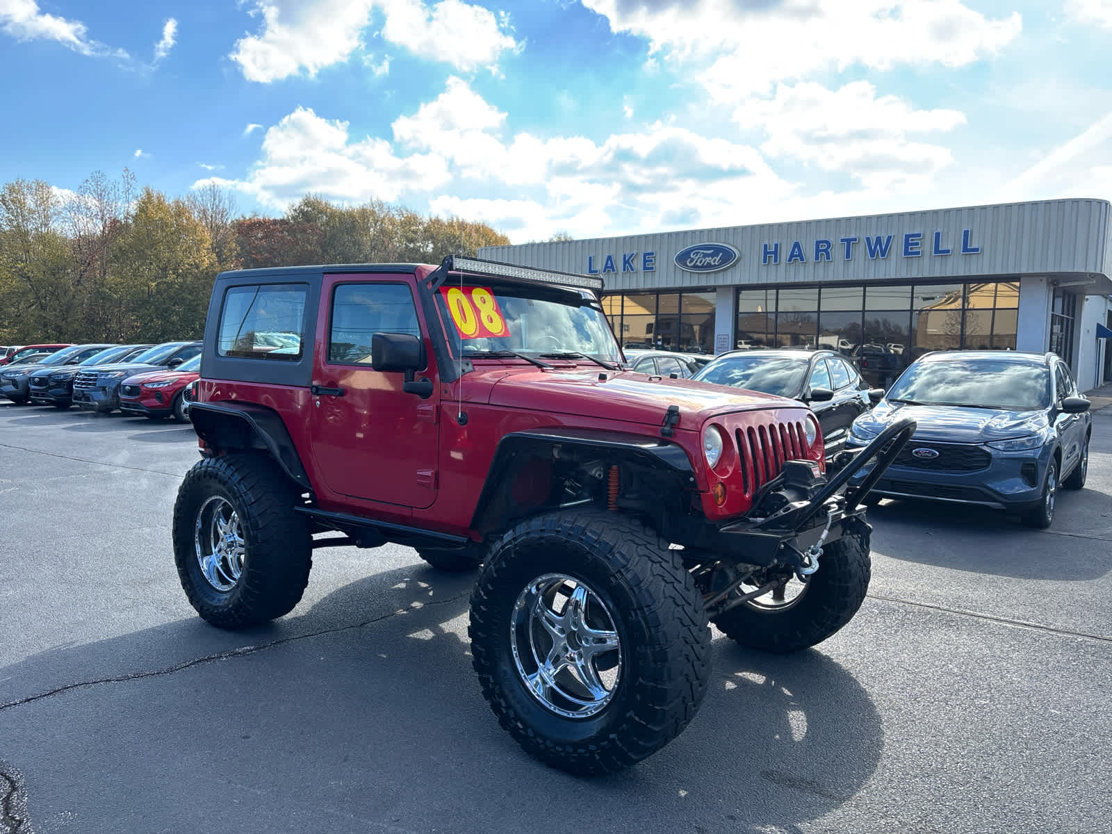 Used 2008 Jeep Wrangler Rubicon with VIN 1J8GA64148L646128 for sale in Royston, GA