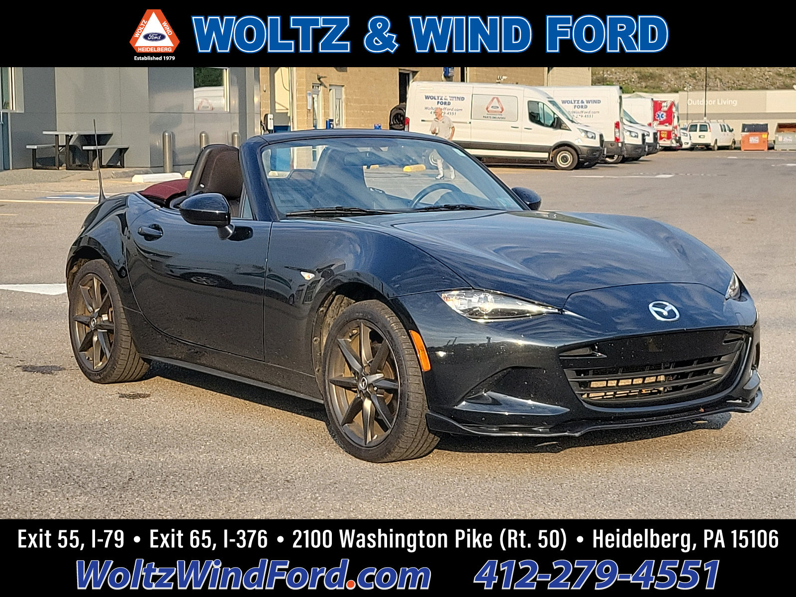 Used 2018 Mazda MX-5 Miata Club with VIN JM1NDAC76J0204442 for sale in Heidelberg, PA