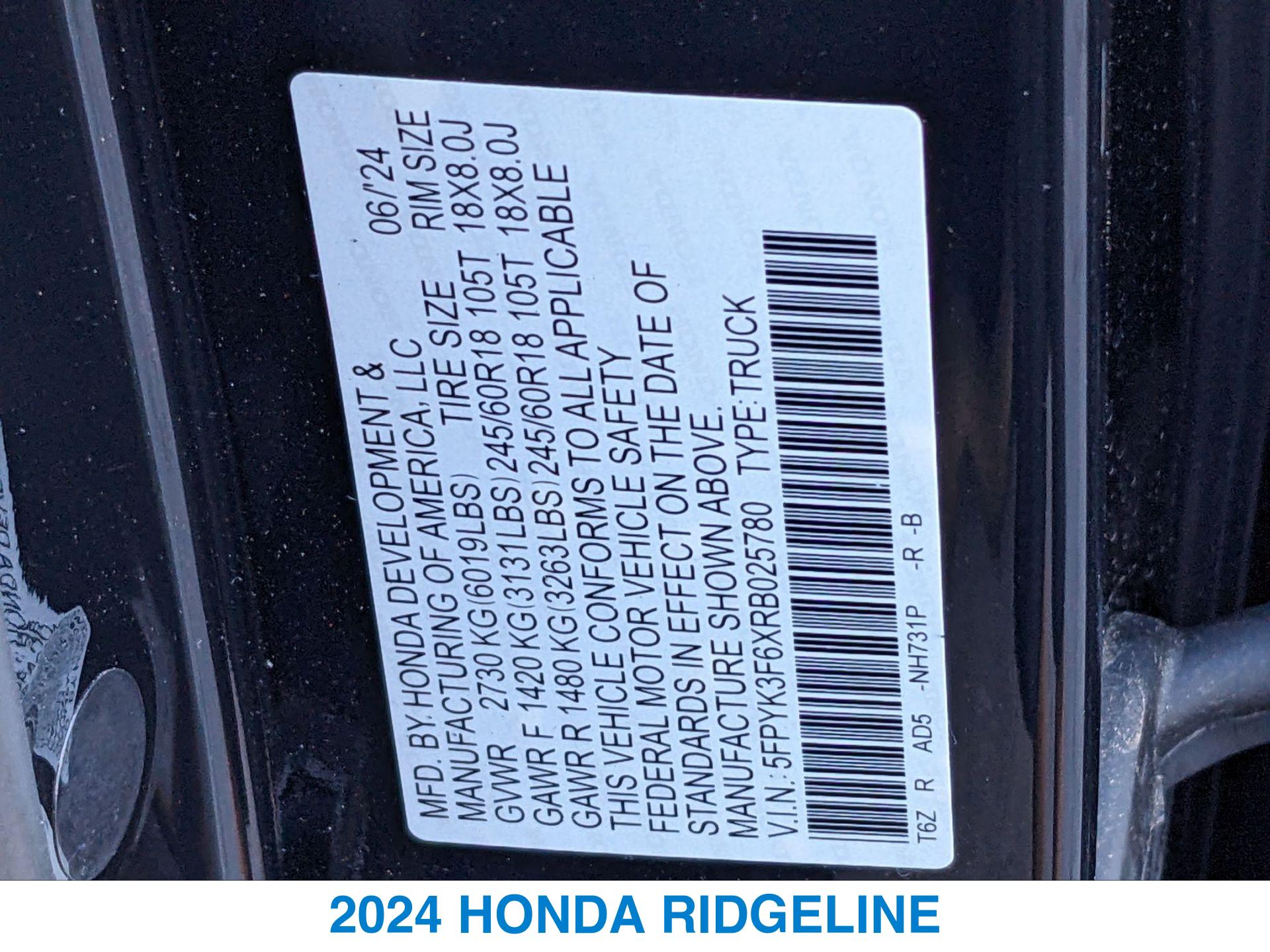 2024 Honda Ridgeline TrailSport photo 24