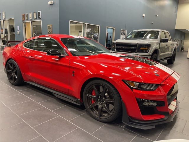 Used 2021 Ford Mustang Shelby GT500 with VIN 1FA6P8SJ0M5503049 for sale in Kansas City, MO