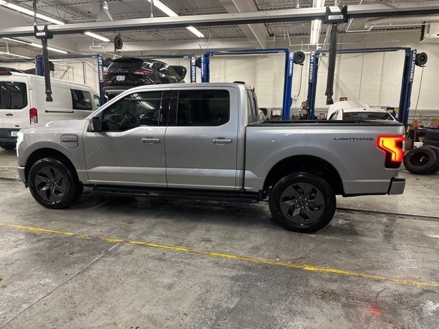 Used 2022 Ford F-150 Lightning Lariat with VIN 1FT6W1EV5NWG13450 for sale in Seekonk, MA