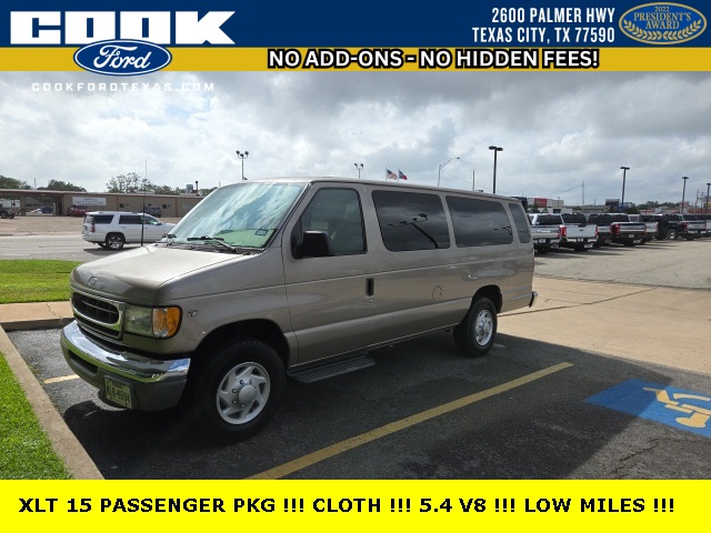 Used 2002 Ford Econoline Wagon XLT with VIN 1FBSS31L32HB50433 for sale in Texas City, TX