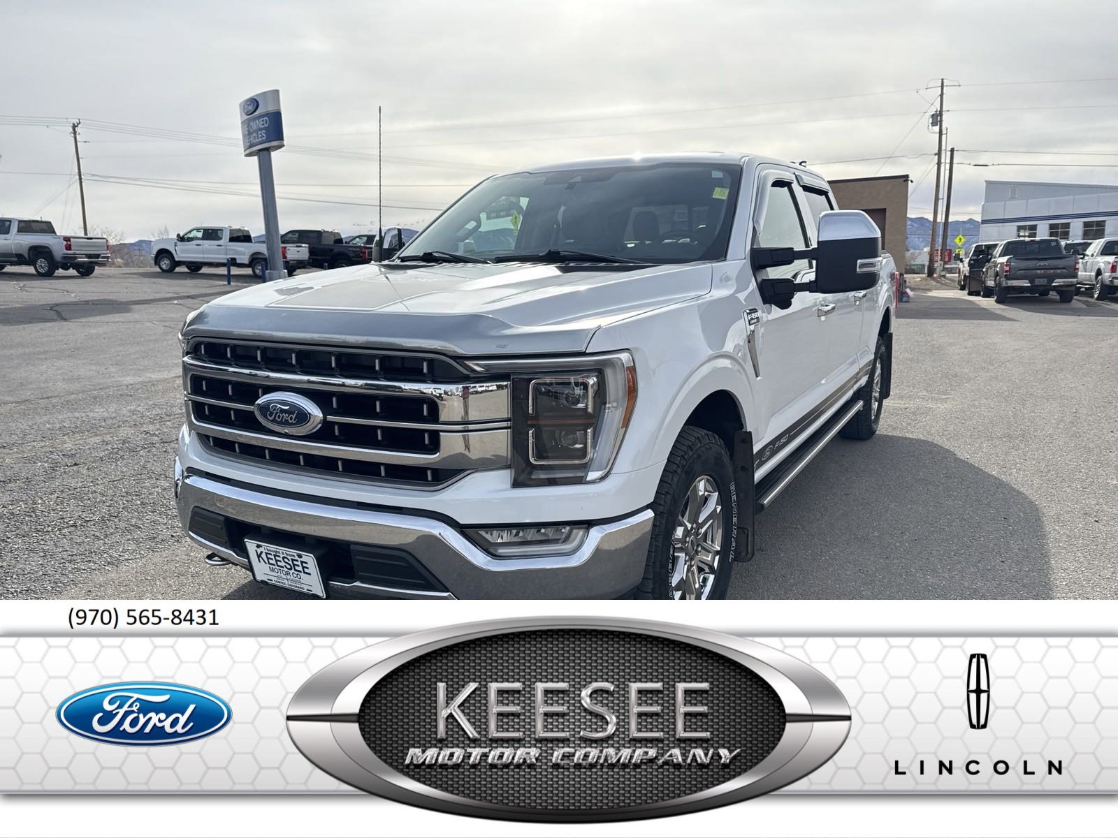 Used 2021 Ford F-150 Lariat with VIN 1FTFW1E52MFC13330 for sale in Cortez, CO