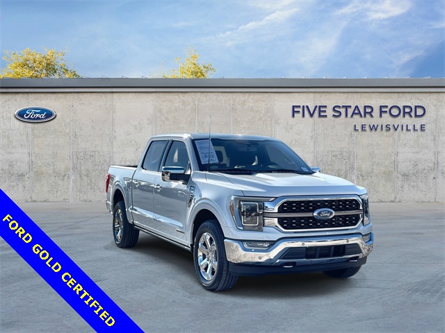 Certified 2022 Ford F-150 King Ranch with VIN 1FTFW1ED3NFC17704 for sale in Lewisville, TX