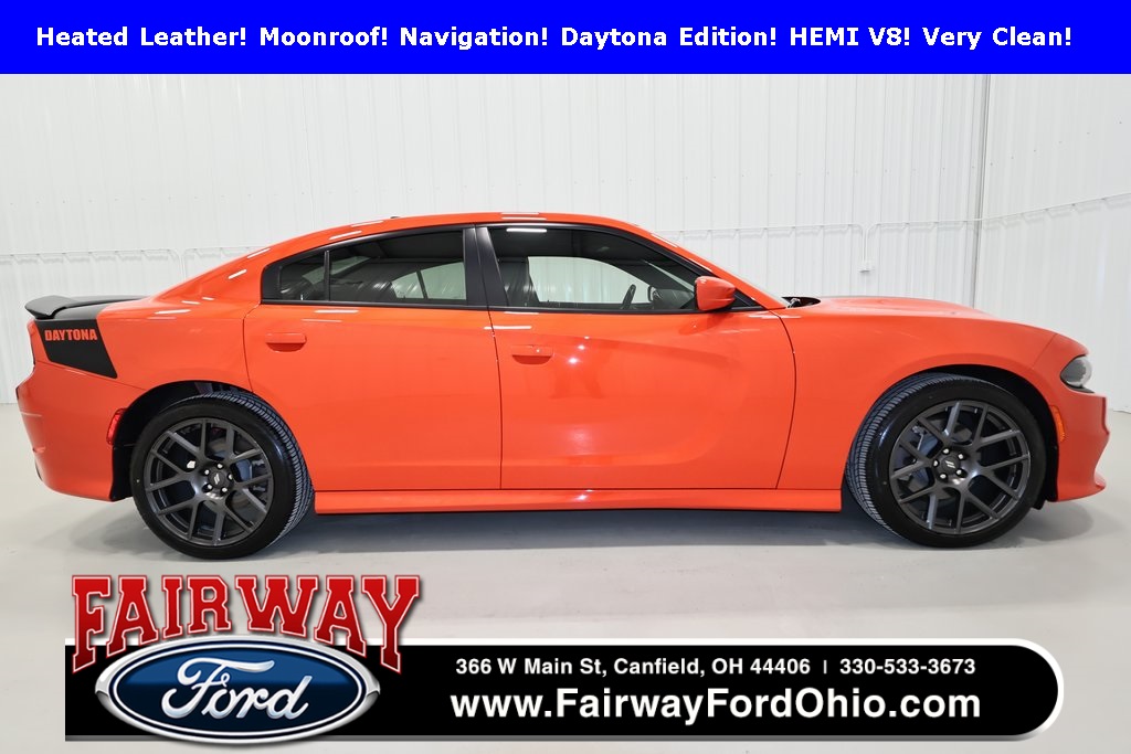 Certified 2018 Dodge Charger Daytona with VIN 2C3CDXCT4JH156902 for sale in Canfield, OH