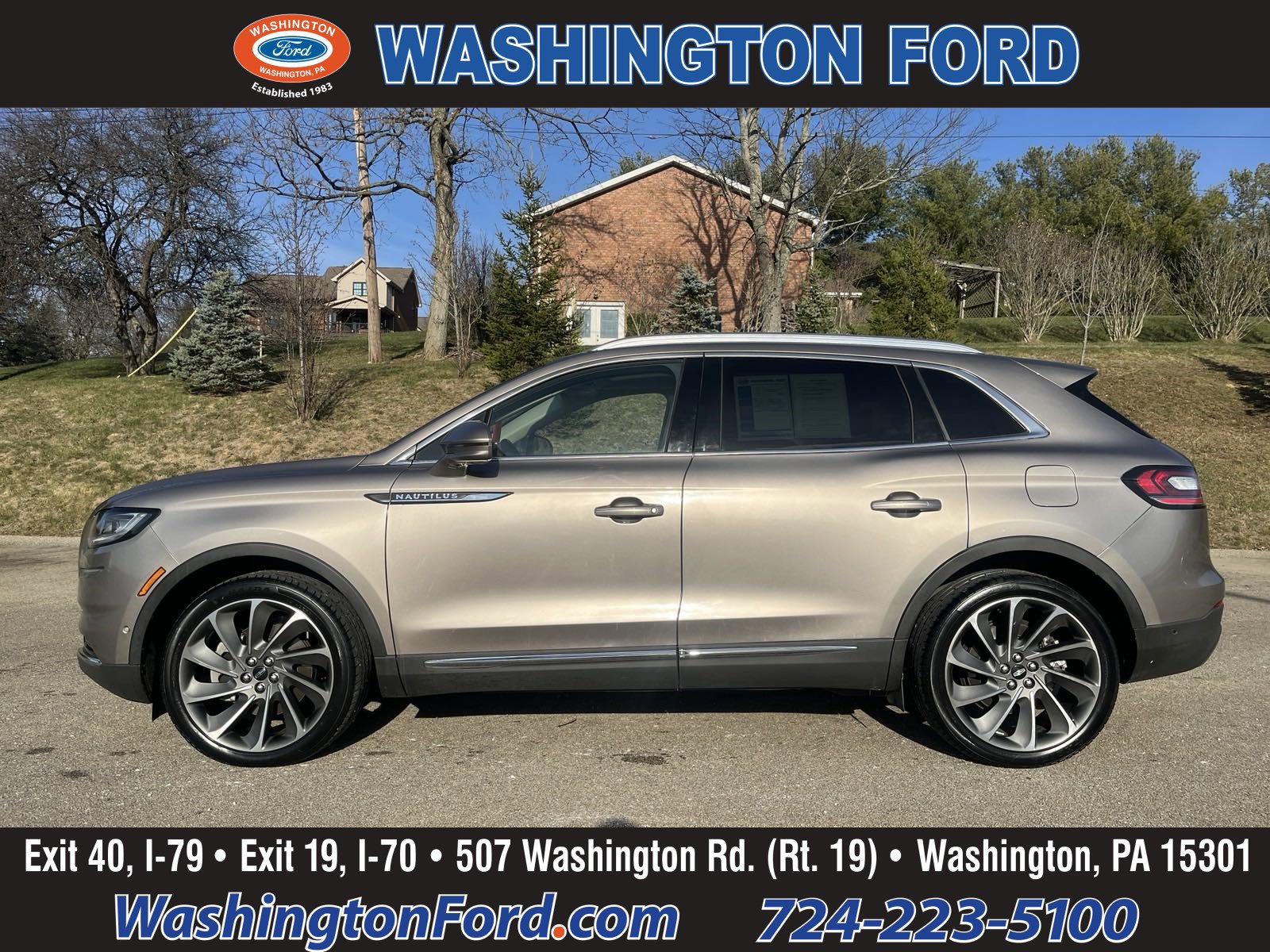 2021 Lincoln Nautilus Reserve - AWD - ROOF - Nav