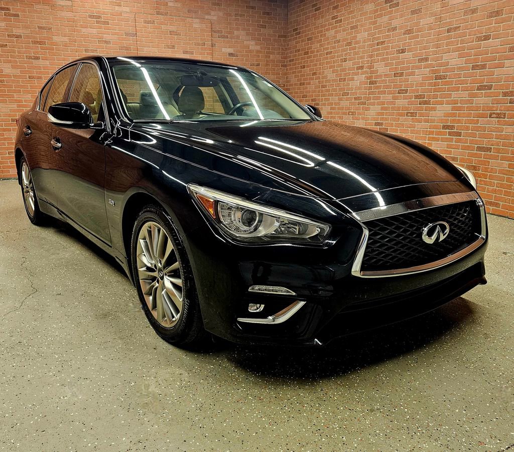 Used 2018 INFINITI Q50 LUXE with VIN JN1EV7AR0JM610684 for sale in West Haven, CT