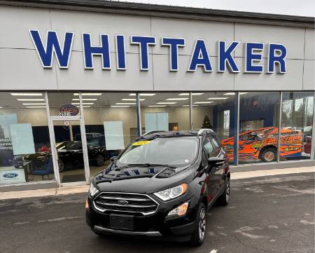 Used 2021 Ford EcoSport Titanium with VIN MAJ6S3KL9MC398560 for sale in Williamson, NY