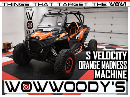 2021 Polaris RZR Turbo S Velocity Orange Madness 168 HP Turbocharged 925CC ProStar Walker Evans Velocity Series Shocks Industry-Leading Suspension