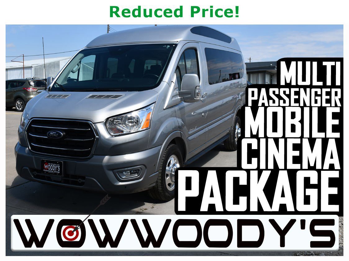 Used 2020 Ford Transit Passenger Wagon AWD 3.5L V6 EcoBoost® HD TV Tow Package Touch Screen Media Center Backup Camera Advanced Safety Package