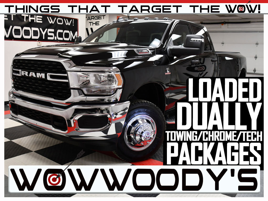 New 2024 RAM 3500 Tradesman Crew Cab 4X4 6.7L I6 Cummins HO Turbo Diesel Towing Tech Group Chrome Appearance Group