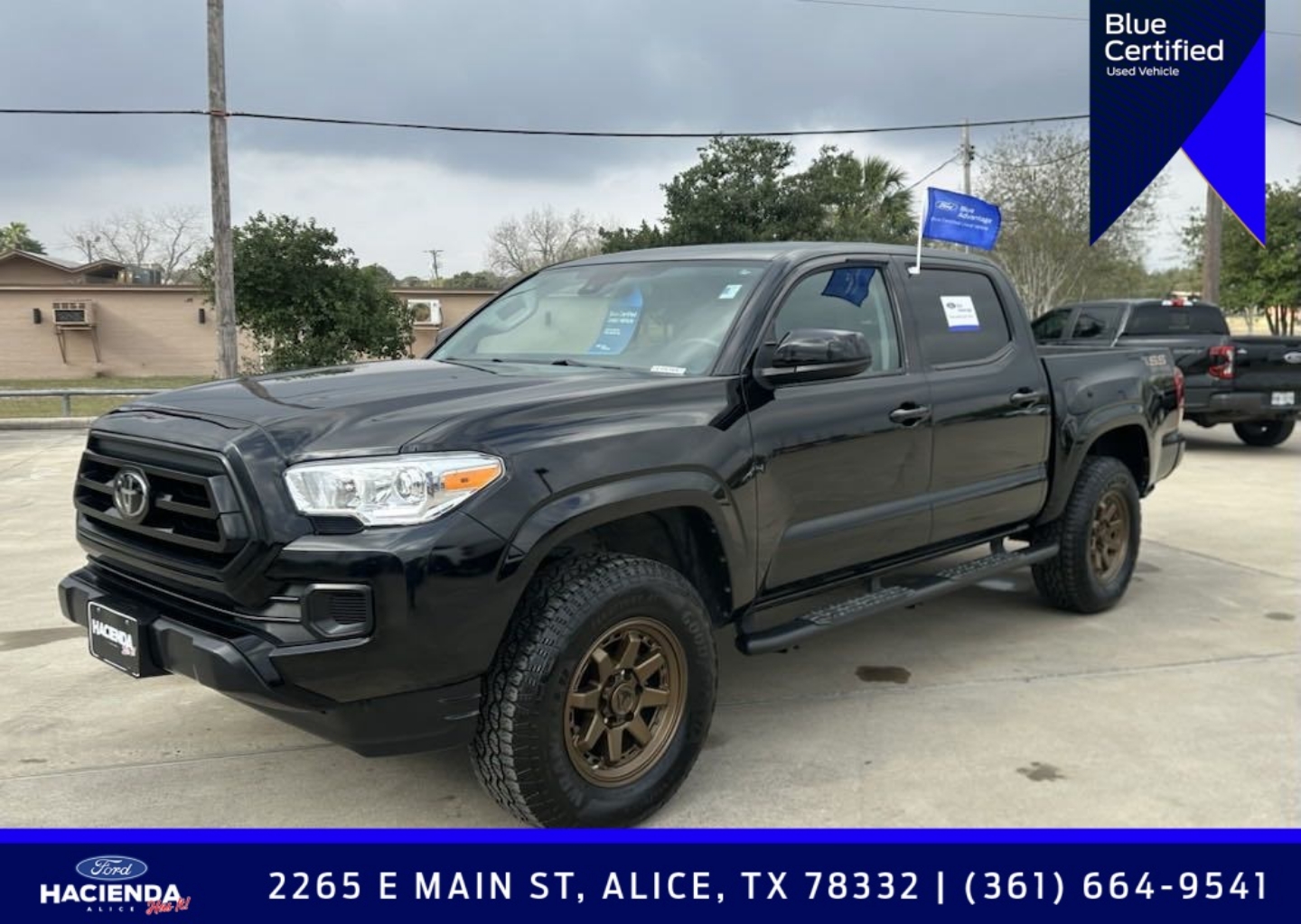 Certified 2023 Toyota Tacoma SR with VIN 3TYCZ5ANXPT166757 for sale in Alice, TX