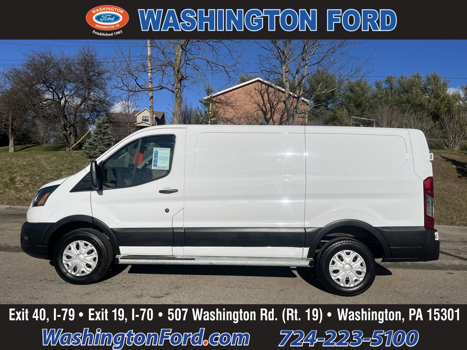 2023 Ford Transit Cargo Van T250 Low ROOF