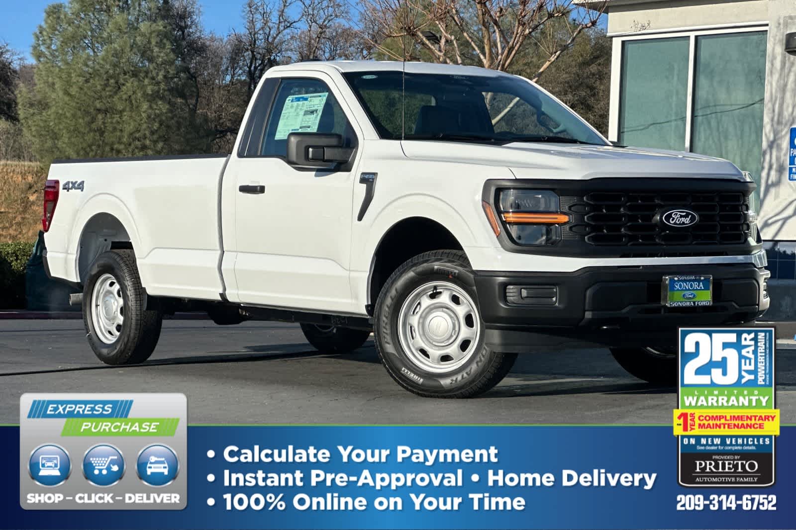 2024 Ford F-150 XL 4WD Reg Cab 8 Box