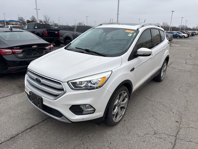 Used 2018 Ford Escape Titanium with VIN 1FMCU0J93JUA71651 for sale in Kansas City