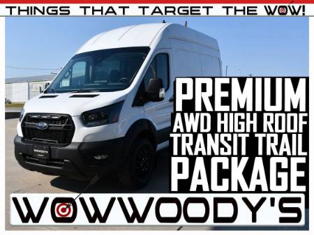 2023 Ford Transit Trail AWD 3.5L V6 EcoBoost® High Roof Transit Trail Package HD Tow Package SYNC4 Media Center