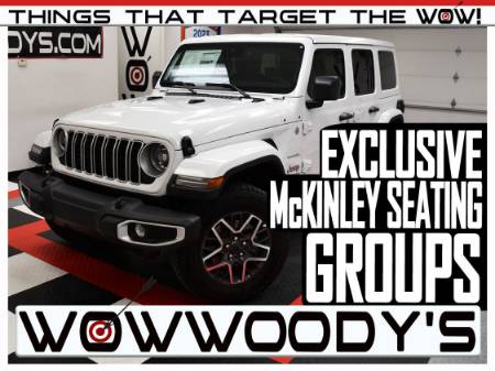 2024 Jeep Wrangler Sahara 4X4 2.0L I4 McKinley Trimmed Seats Body Color Hard TOP Convertible Safety Group