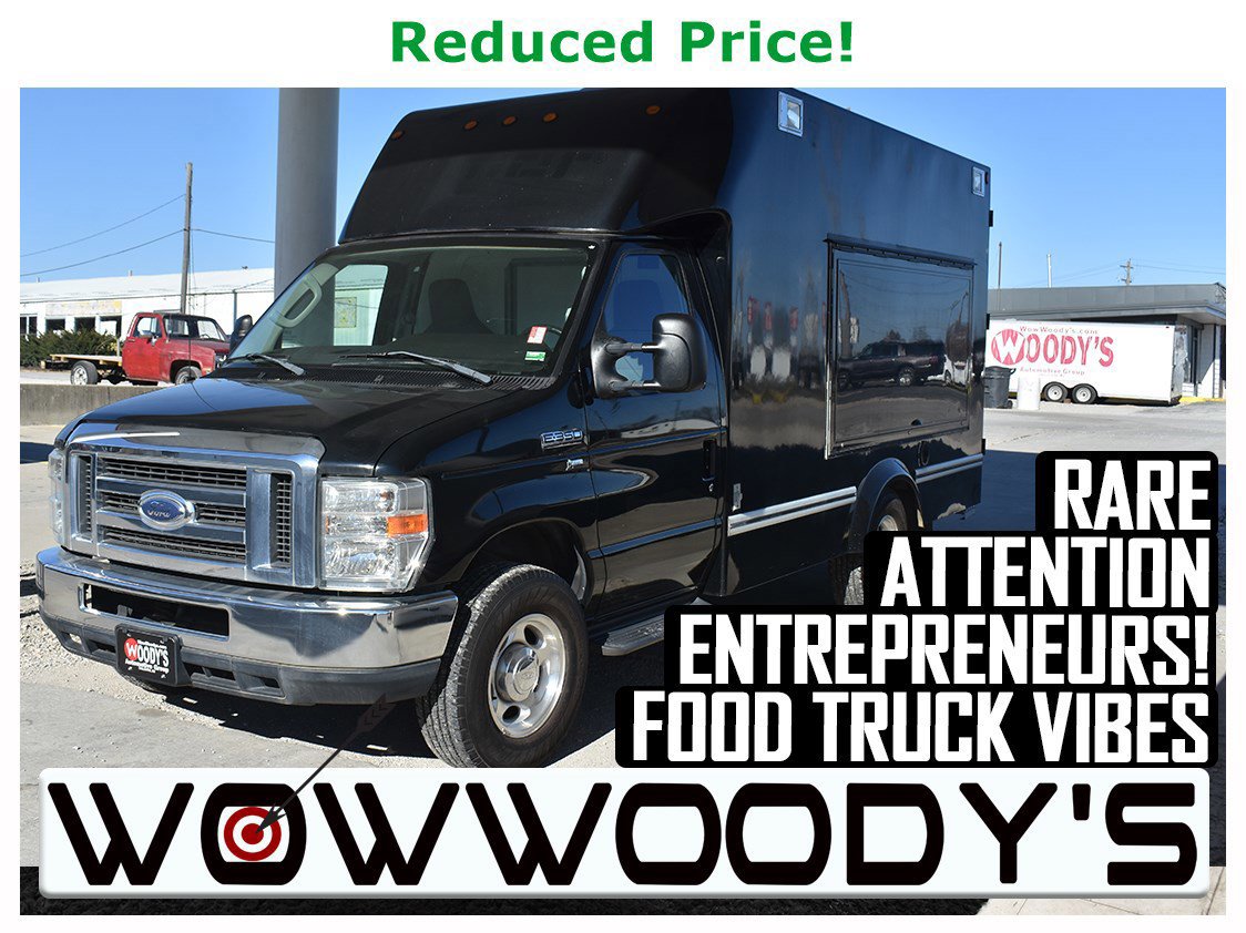 Used 2013 Ford E-350 Box Truck 5.4L V8 12-Foot Box Food Truck Ready!