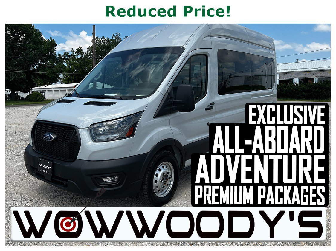 Used 2023 Ford Transit Passenger Wagon XL AWD 3.5L V6 EcoBoost® High Roof Tow Package SYNC® 4 Navigation Backup Camera