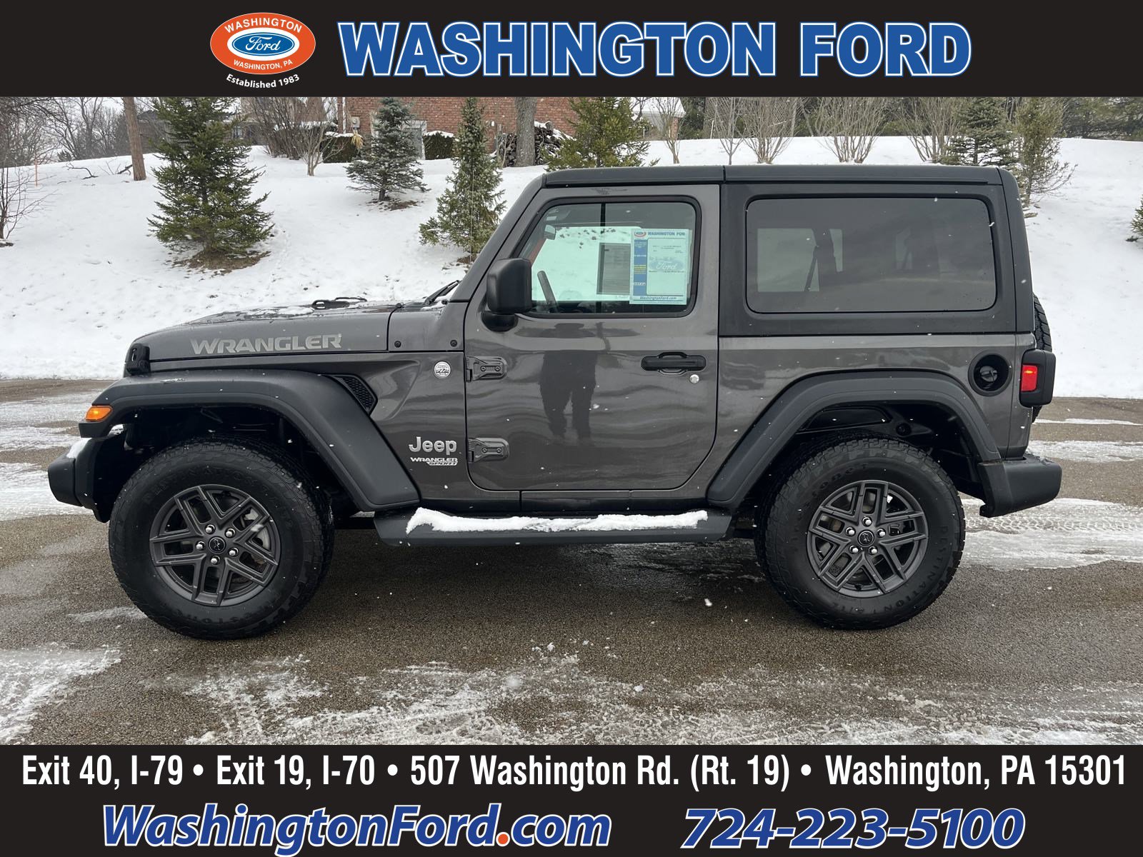 2019 Jeep Wrangler Sport S - 4X4 - HARD TOP