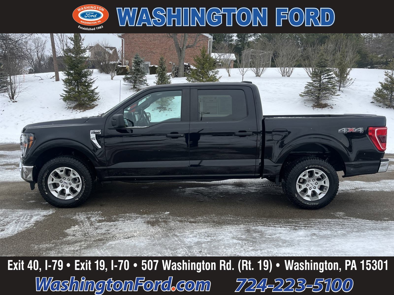 Certified 2023 Ford F-150 XLT with VIN 1FTFW1E56PKE51273 for sale in Washington, PA