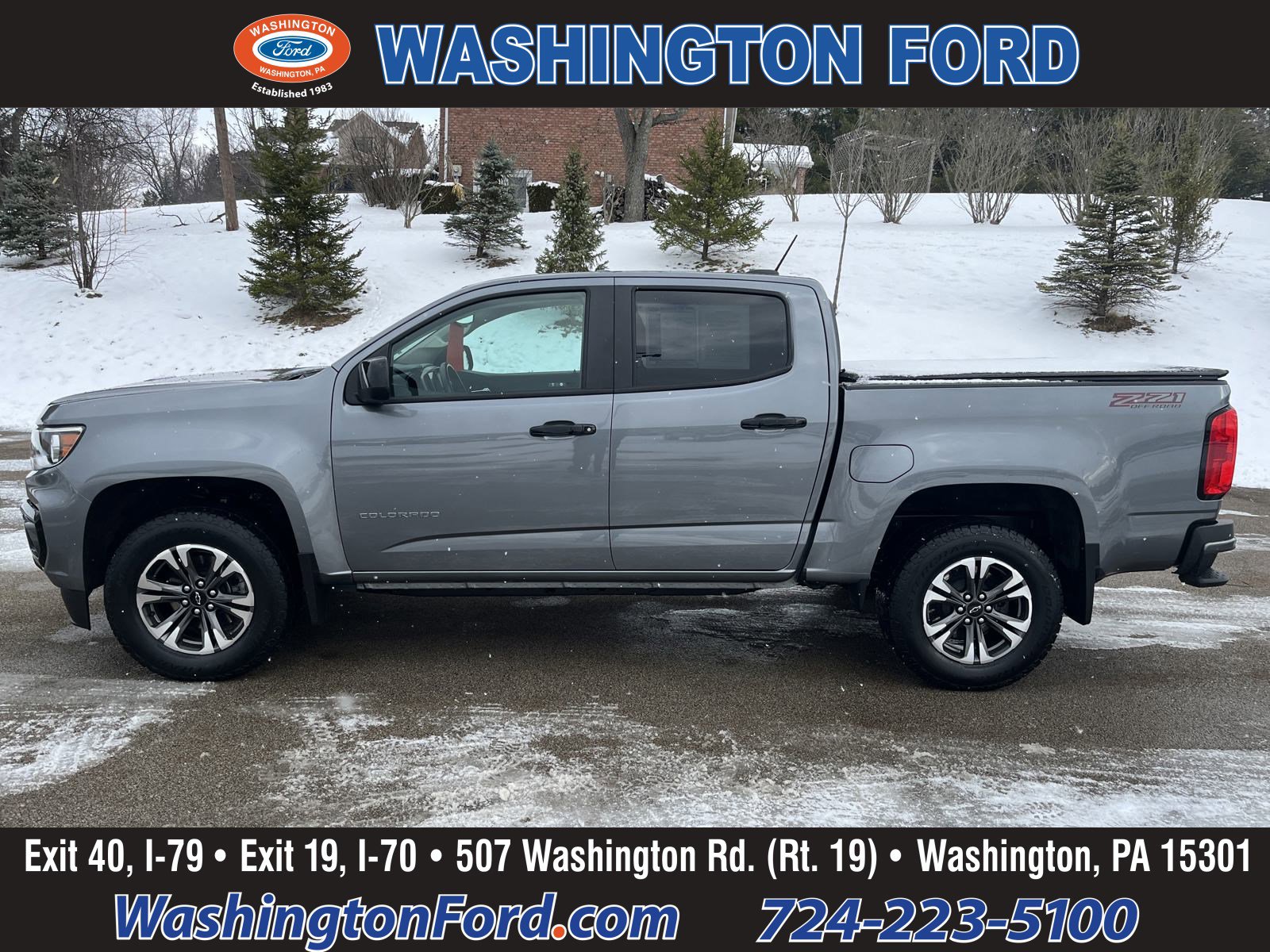 Used 2021 Chevrolet Colorado Z71 with VIN 1GCGTDEN9M1291714 for sale in Washington, PA