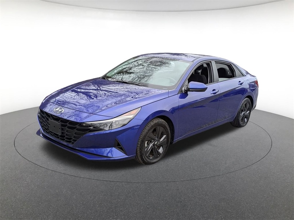 2021 Hyundai Elantra Hybrid Blue