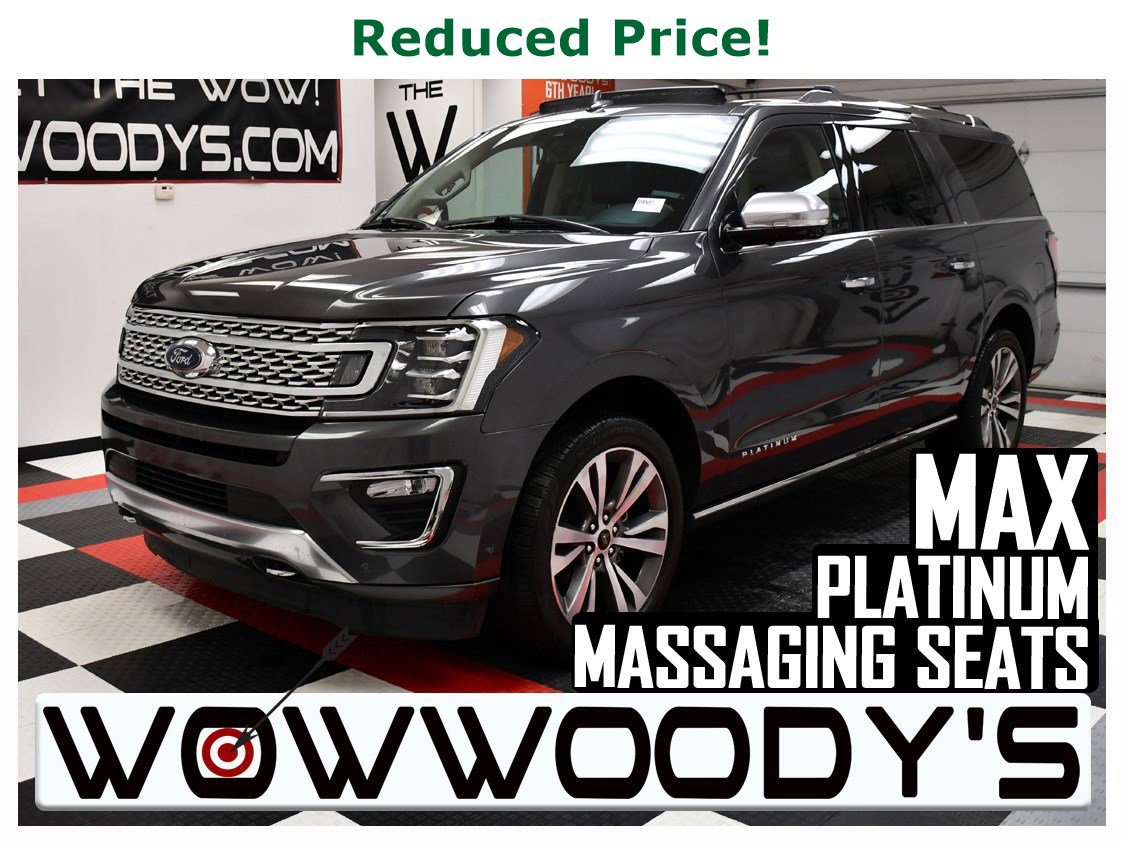 Used 2020 Ford Expedition MAX Platinum 4X4 3.5L V6 Tow Package Power Running Boards Third Row Seating Rear Entertainment