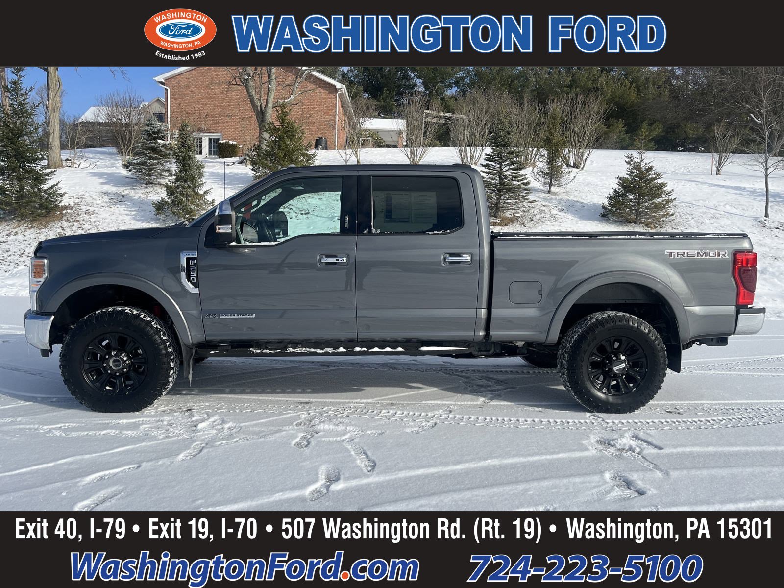 Used 2022 Ford F-250 Super Duty Lariat with VIN 1FT8W2BT6NEG00200 for sale in Washington, PA