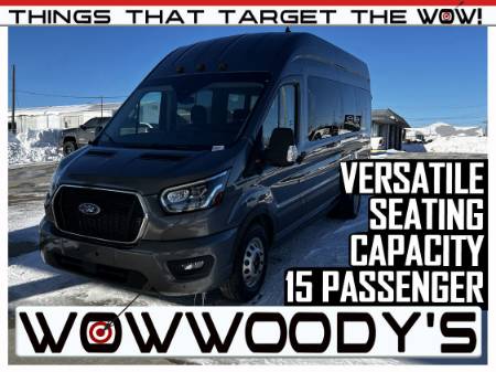 2023 Ford Transit Passenger Wagon XLT High Roof AWD 3.5L V6 EcoBoost® 15 Passengers SYNC4 Media Center HD Tow Package