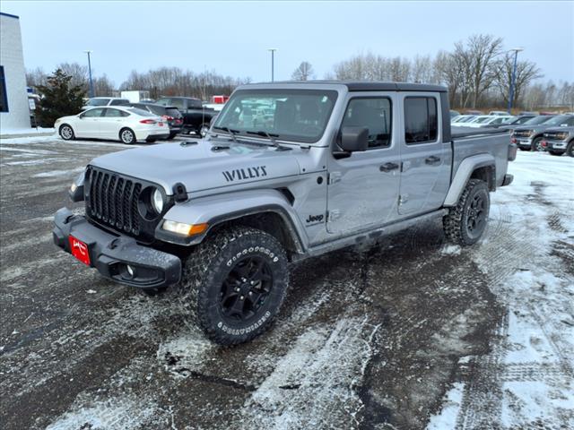 Used 2021 Jeep Gladiator WILLYS with VIN 1C6HJTAG0ML581038 for sale in Rice Lake, WI