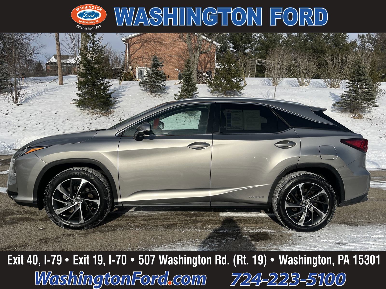 2018 Lexus RX RX 450H - AWD - ROOF - Nav