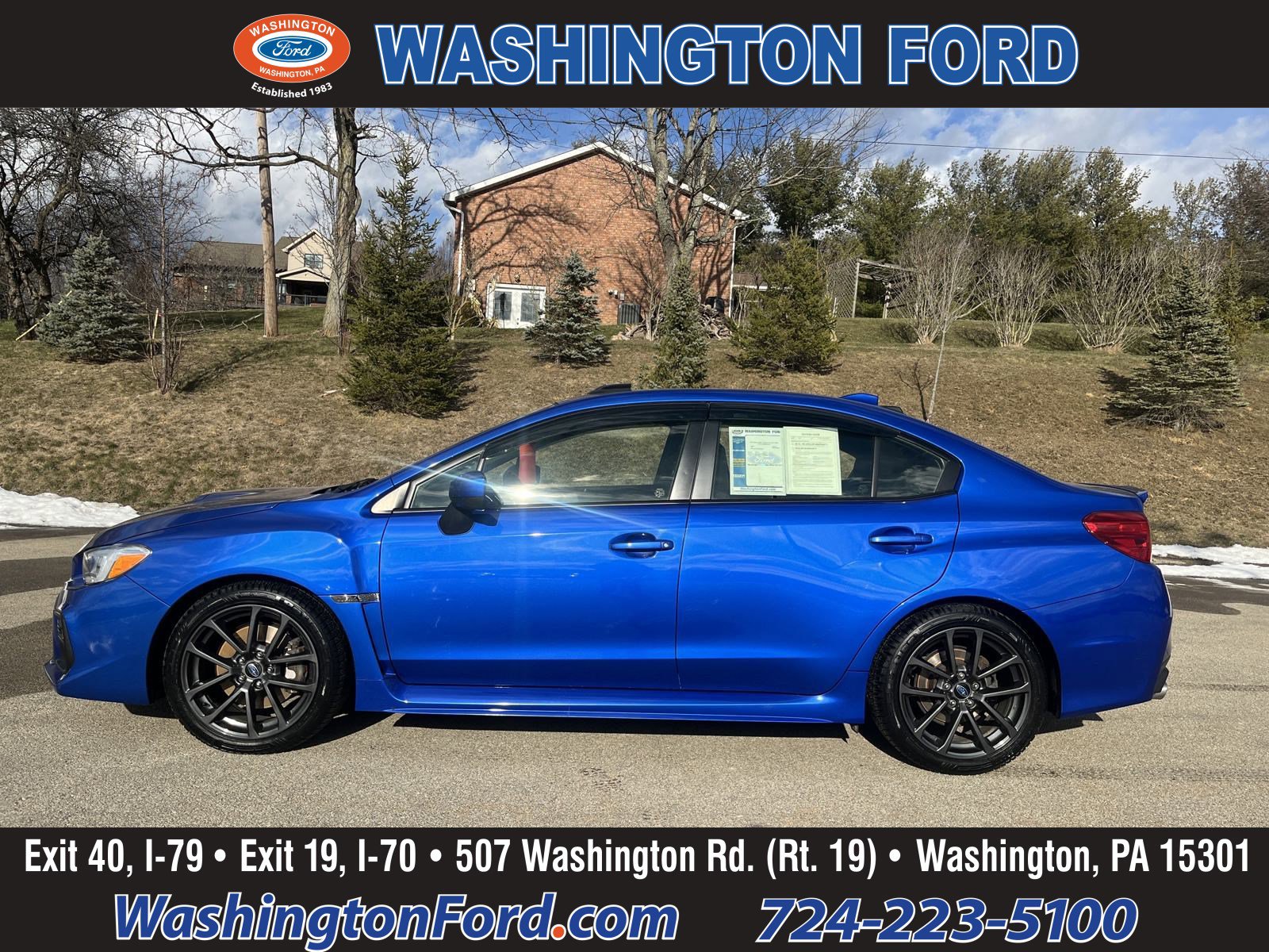 2019 Subaru WRX Premium - AWD - ROOF