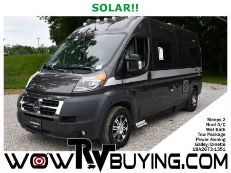 2018 Hymer Aktiv Sleeps 2 500 Watt Solar Power Power Awning Galley Bathroom Tow Package