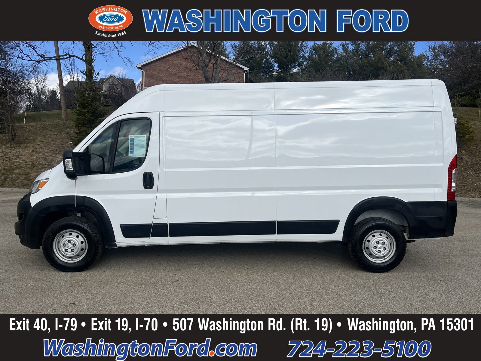 2023 RAM ProMaster Cargo Van 2500 HIGH ROOF