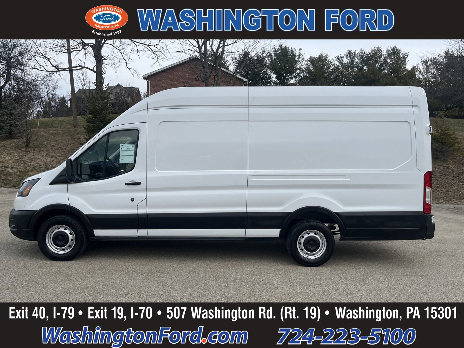 2023 Ford Transit Cargo Van T250 - HIGH ROOF - EXTENDED - CERTIFIED