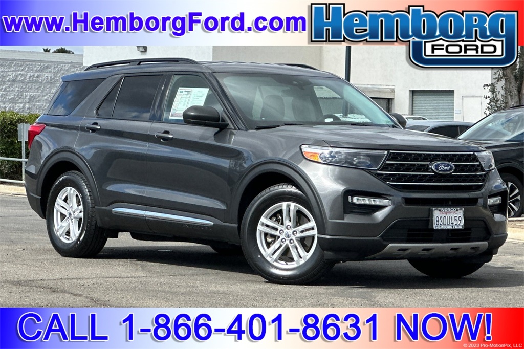 Used 2020 Ford Explorer XLT with VIN 1FMSK7DH9LGC47813 for sale in Norco, CA