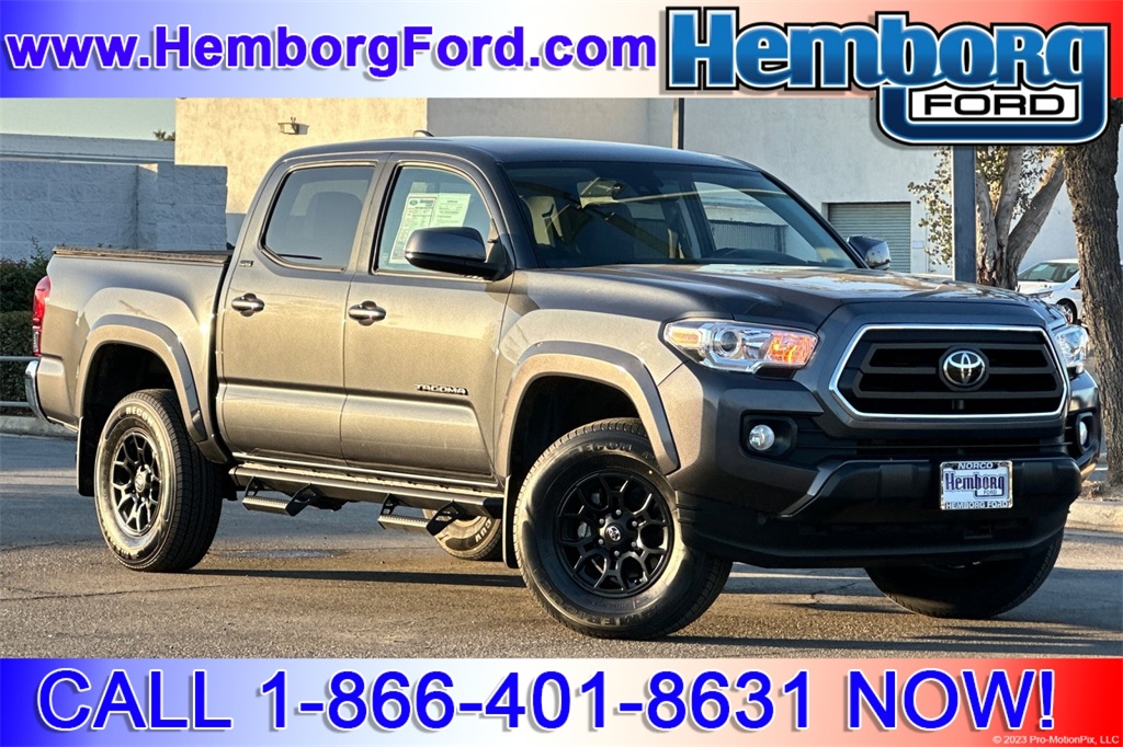 Used 2021 Toyota Tacoma SR5 with VIN 3TMAZ5CN1MM158803 for sale in Norco, CA