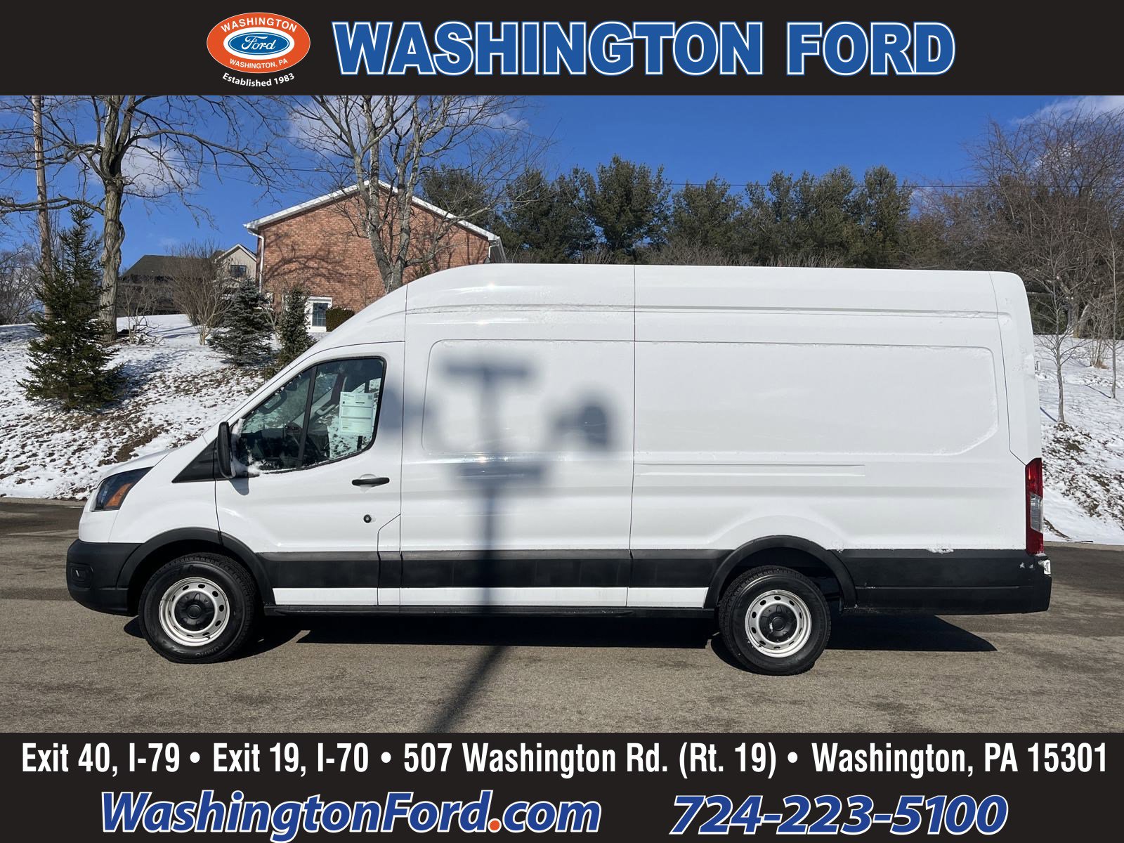 2023 Ford Transit Cargo Van T250 - HIGH ROOF - EXTENDED - CERTIFIED