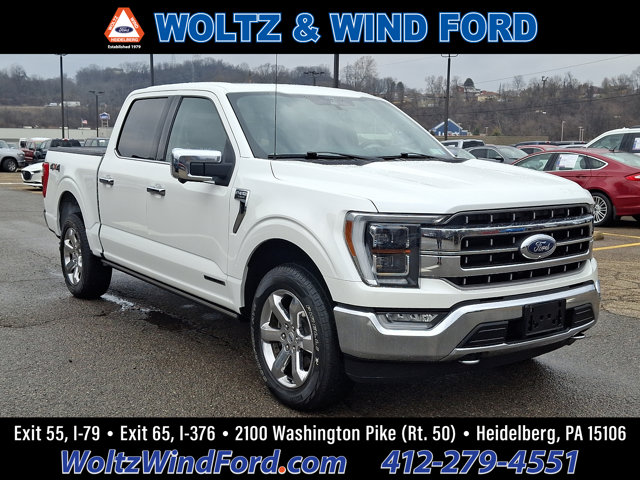 Used 2021 Ford F-150 Lariat with VIN 1FTFW1ED6MFA57624 for sale in Heidelberg, PA