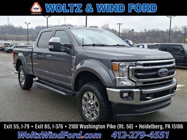 Used 2021 Ford F-250 Super Duty Lariat with VIN 1FT7W2B62MEE13055 for sale in Heidelberg, PA