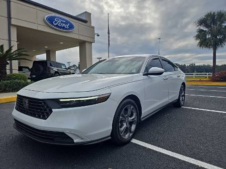 Used 2023 Honda Accord EX with VIN 1HGCY1F34PA057353 for sale in Darien, GA