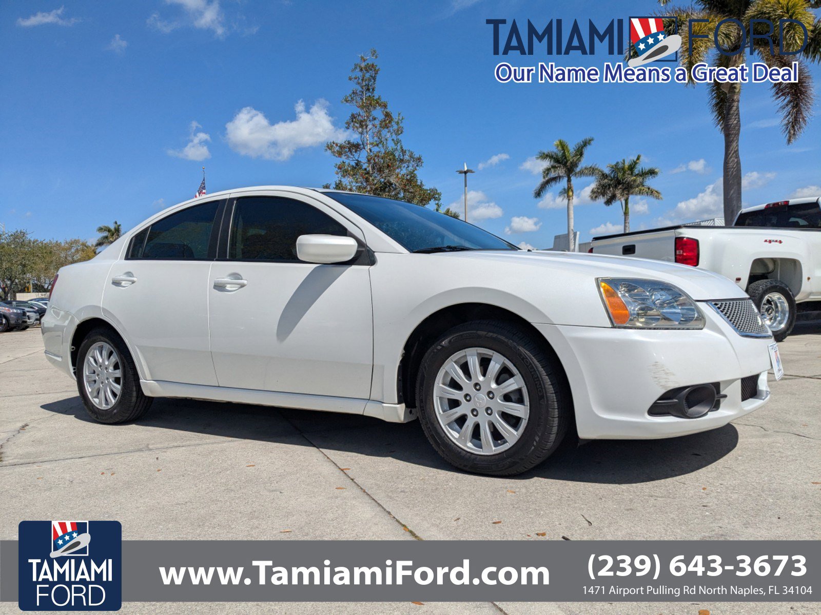 Used 2012 Mitsubishi Galant FE with VIN 4A32B2FF4CE016801 for sale in Naples, FL