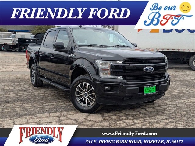 Used 2019 Ford F-150 Lariat with VIN 1FTEW1E48KFC80384 for sale in Roselle, IL