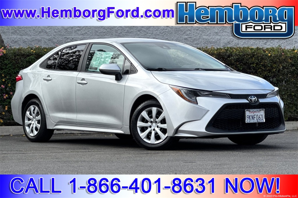 Used 2022 Toyota Corolla LE with VIN 5YFEPMAEXNP343866 for sale in Norco, CA