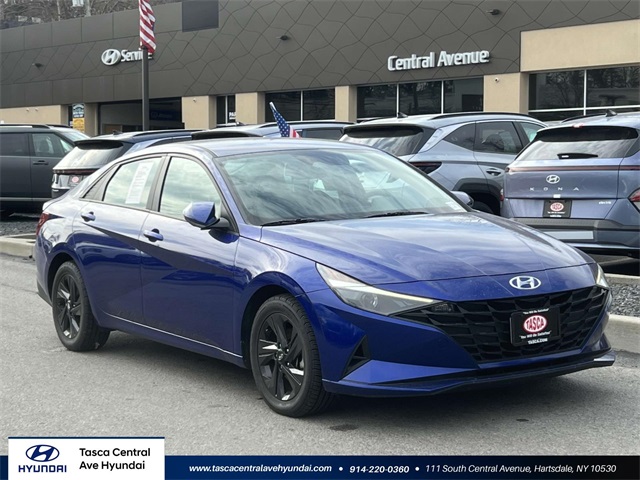 2021 Hyundai Elantra Hybrid Blue