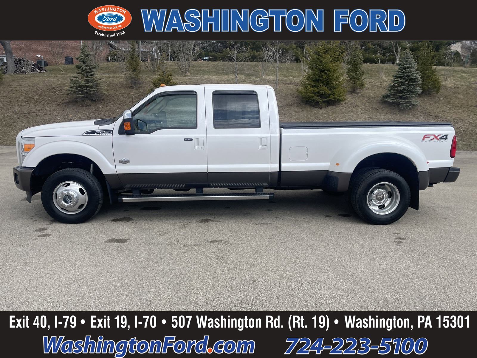 Used 2016 Ford F-350 Super Duty Lariat with VIN 1FT8W3DT3GEB03353 for sale in Washington, PA