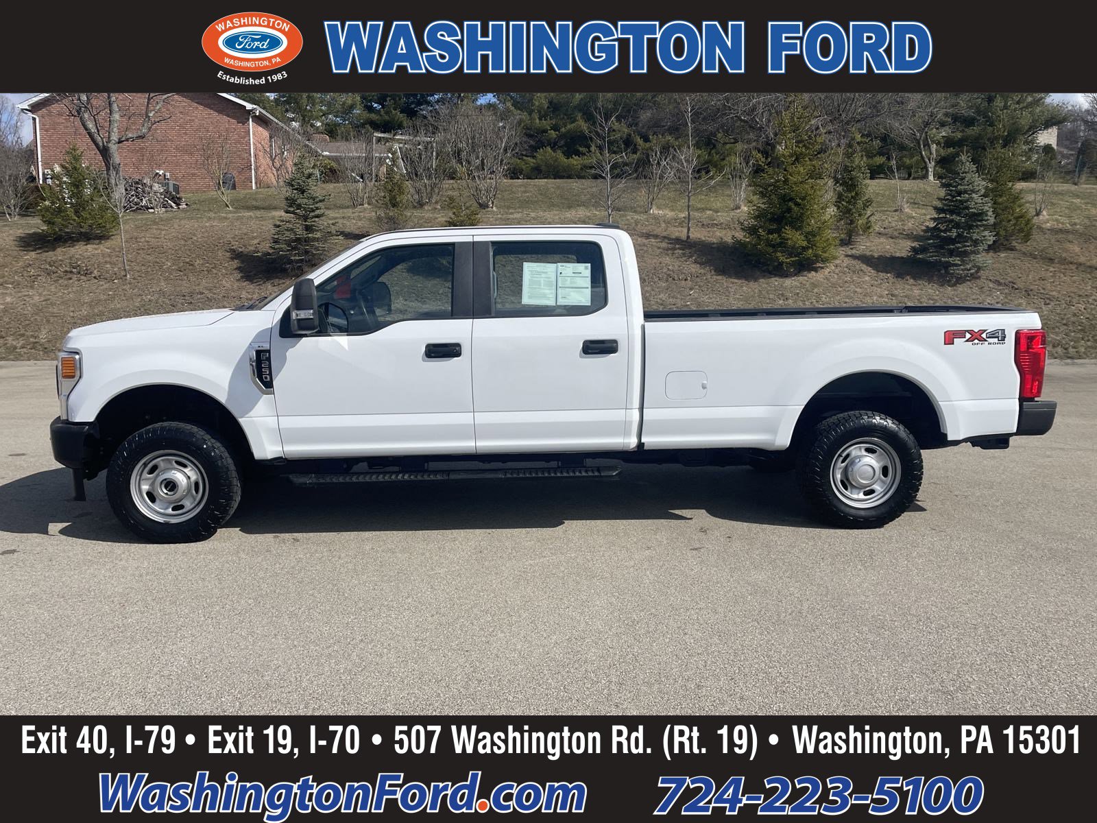 Certified 2022 Ford F-250 Super Duty XL with VIN 1FT7W2B63NEF05535 for sale in Washington, PA