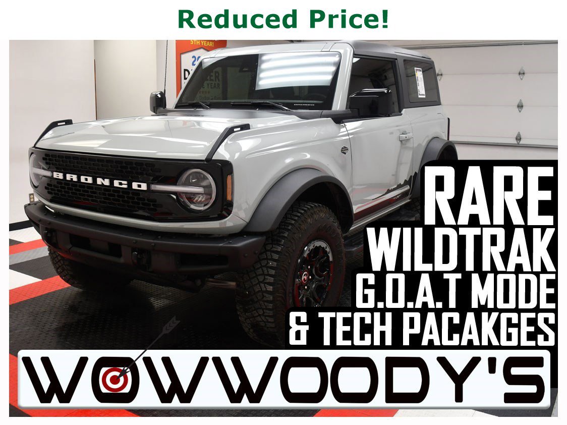 Used 2021 Ford Bronco Wildtrak 4X4 2.7L V6 Convertible Tow Package Running Boards Leather Heated Seats