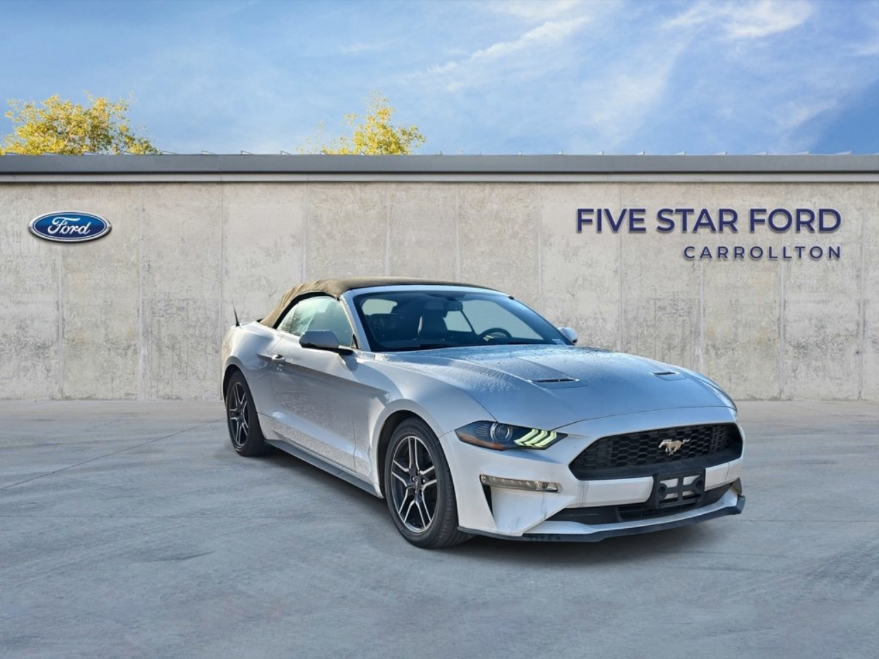 Certified 2020 Ford Mustang EcoBoost Premium with VIN 1FATP8UH5L5134247 for sale in Carrollton, TX